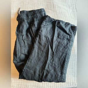Athleta wide leg linen pants